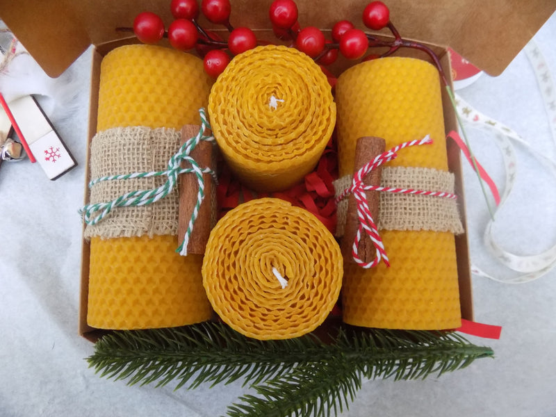 Coffret cadeau Bougie motif Noel