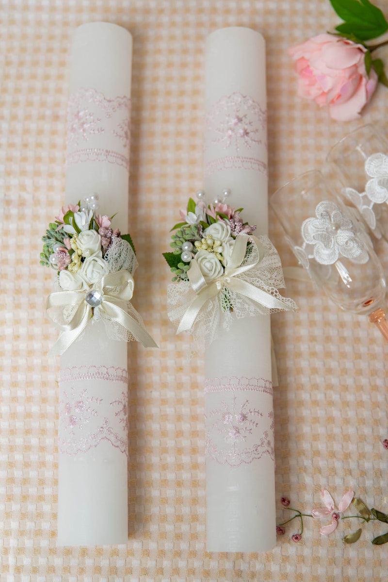 Bougie de mariage en paraffine